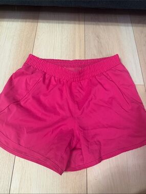 all in motion Bright Pink Girls' Athletic Shorts